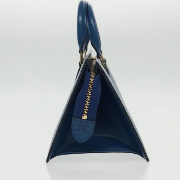 LOUIS VUITTON Epi Sac Triangle Hand Bag Blue M52095 LV Auth 96139 - Picture 3 of 16